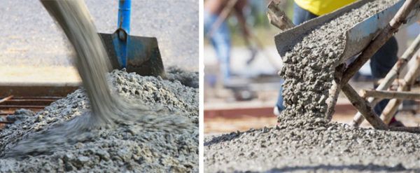 Цементно-песчаная смесь для фундамента строящегося дома