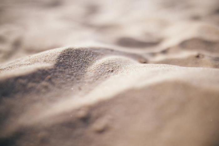 химические свойства песка 