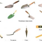 Инструменты для кладки кирпича