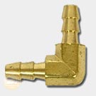 Brass barbed elbow