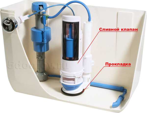 Прокладка клапана сливного бачка